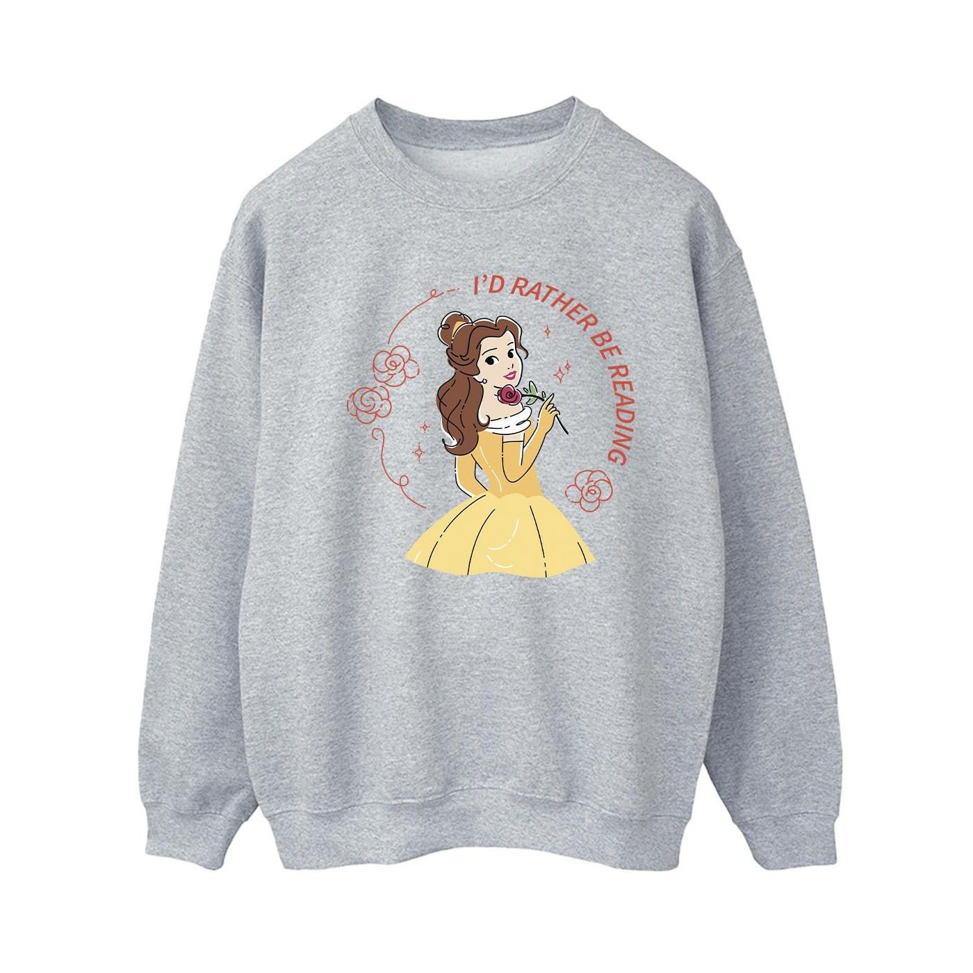Disney Beauty And The Beast I'd Rather Be Reading Sweatshirt