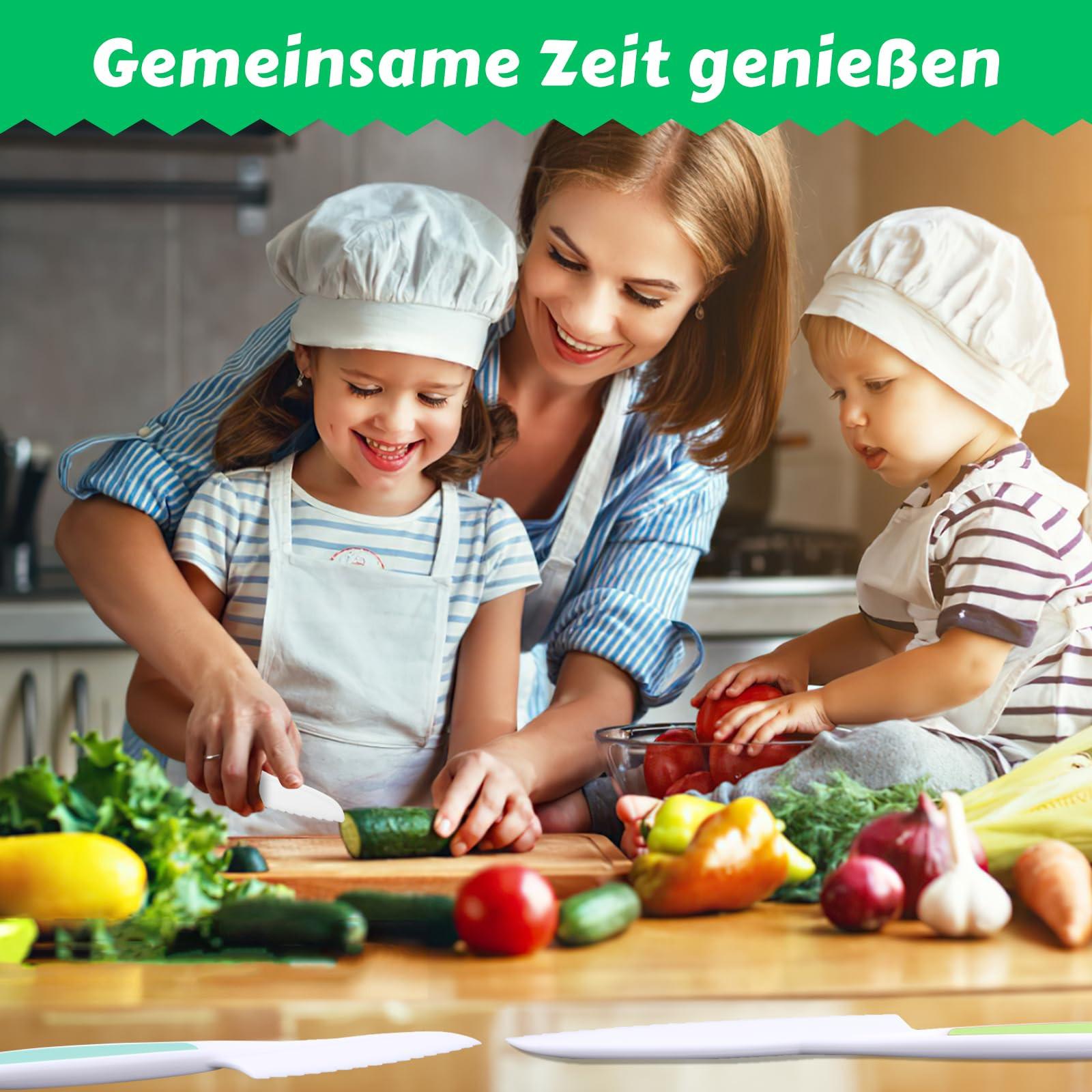 Activity-board Kindermesser, 3-teilig, mit Wellenschliff Kindersicherheitskochmesser