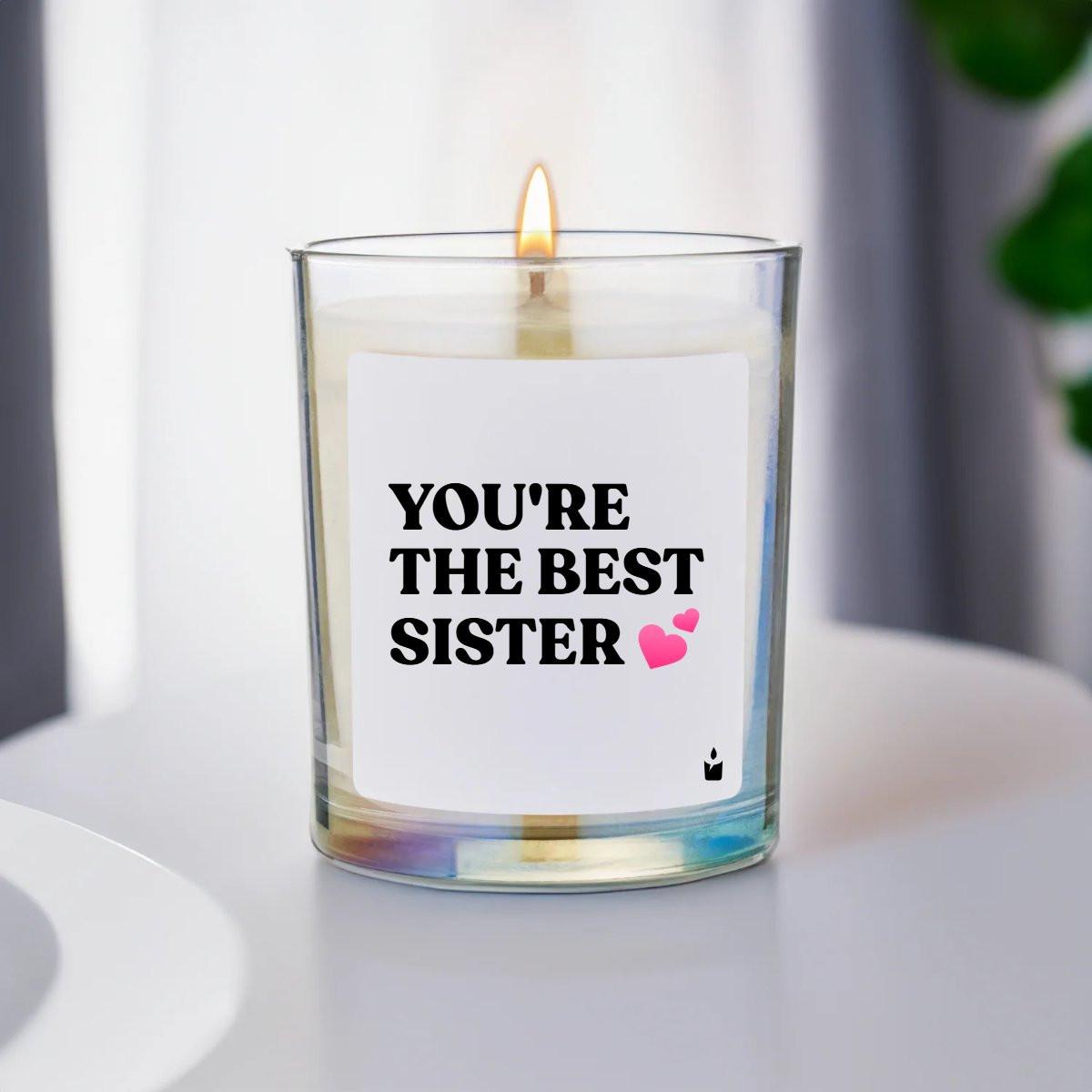 CandleHand Duftkerze Woody You're the best sister