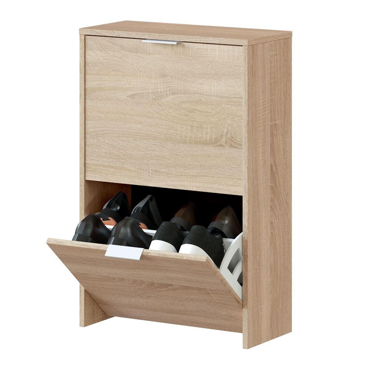 Calicosy Schuhschrank mit 2 Klappen Zapateros - L50 cm