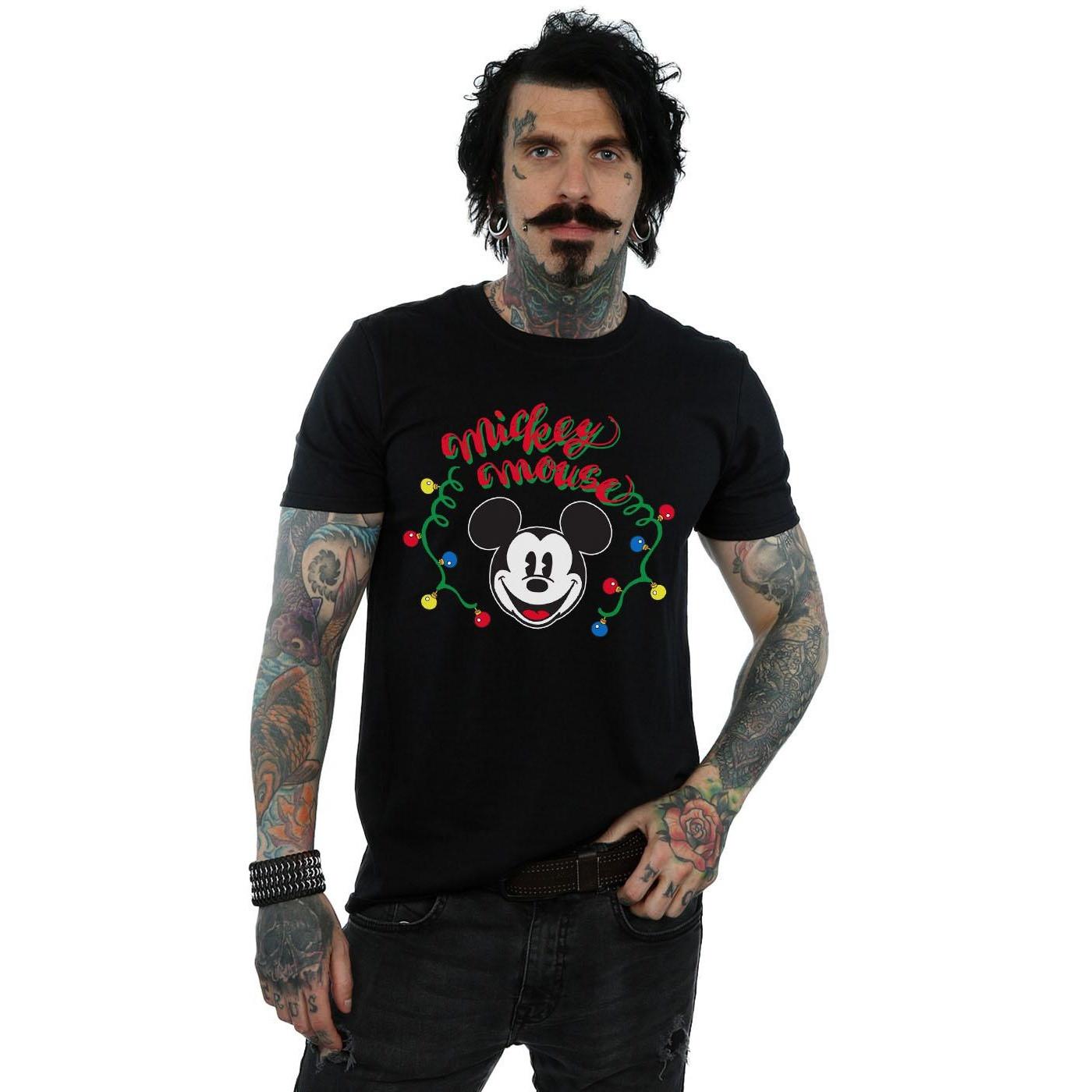 Disney Mickey Mouse Christmas Lights T-Shirt