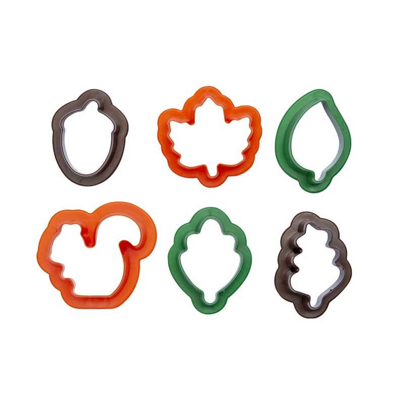 Decora Ausstecher Herbstblätter 6-teilig