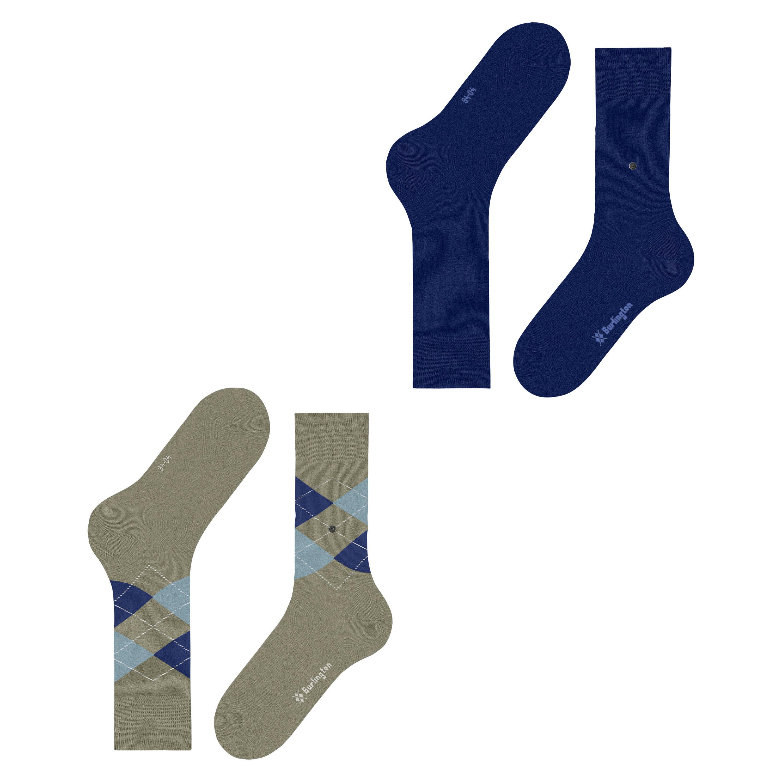 Burlington Everyday socken everyday argyle mix (x2)