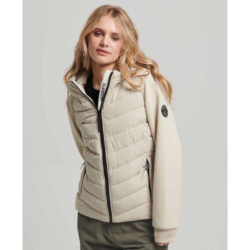 Superdry daunenjacke it kapuze, daen stor hybrid