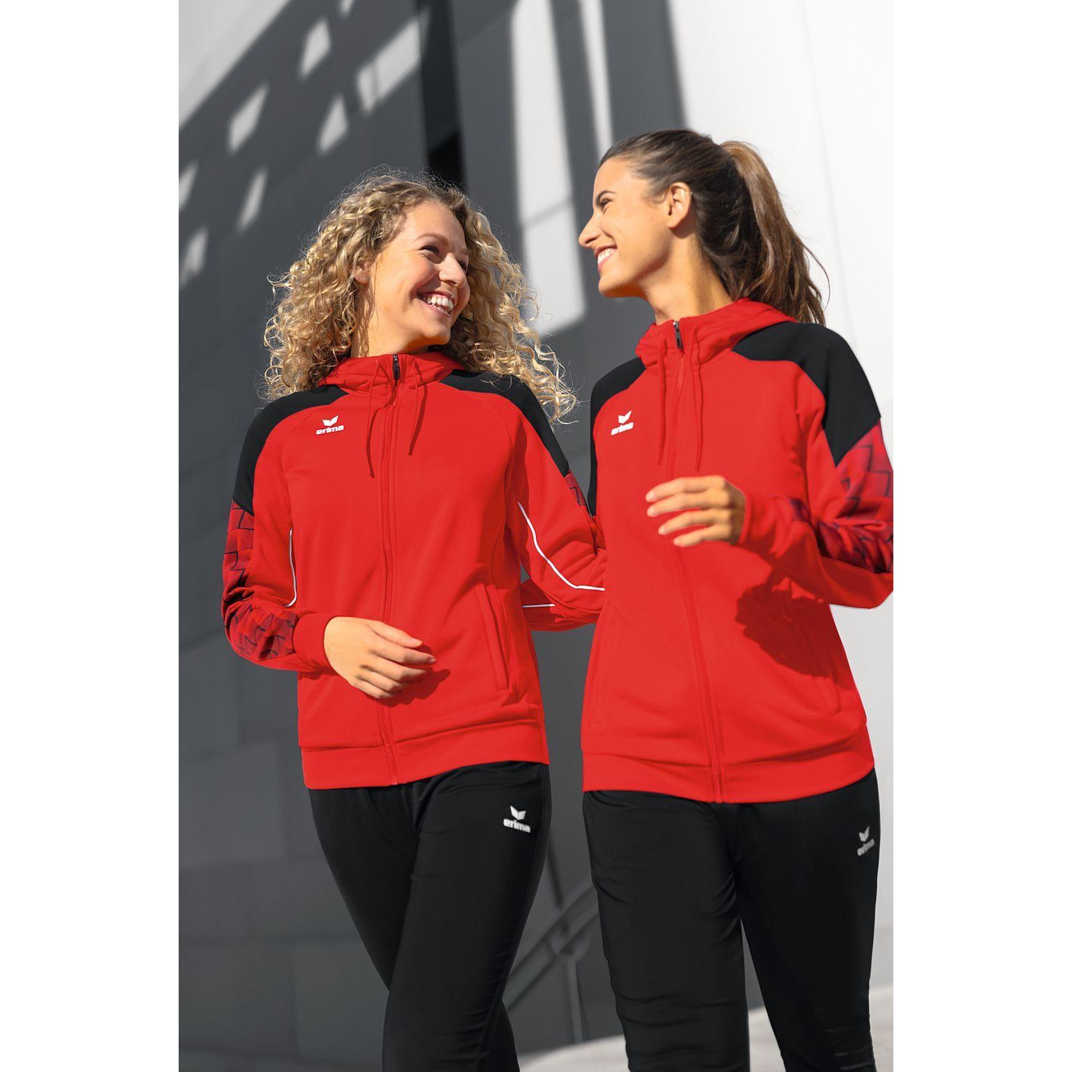 Erima sweatjacke mit kapuze, damen evo star