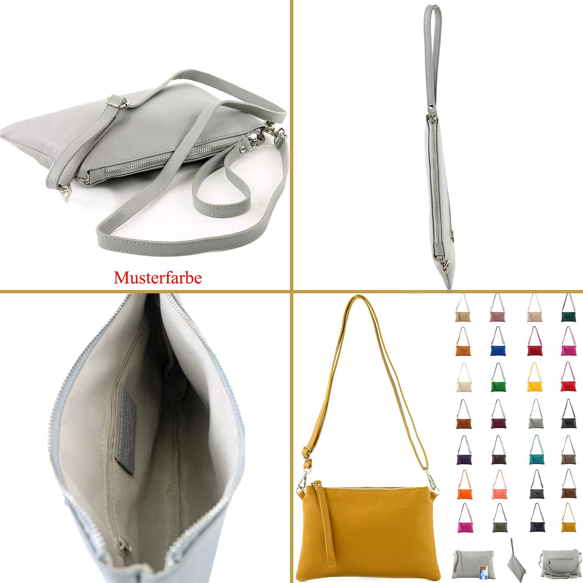 Only-bags.store Clutch Umhängetasche Leder medium Clutch Umhängetasche Leder medium