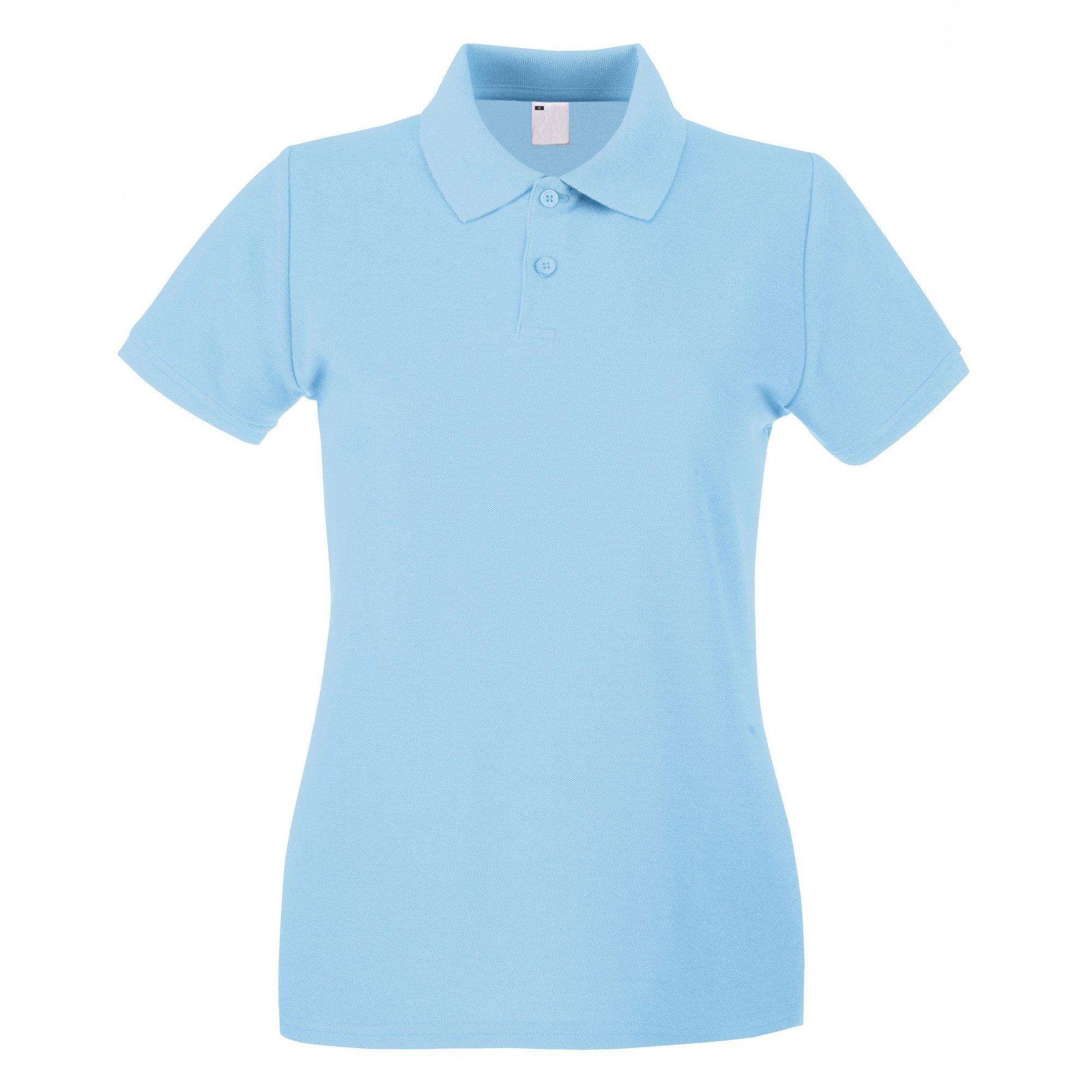 Fruit of the Loom Figurbetontes Kurzarm Polo Shirt