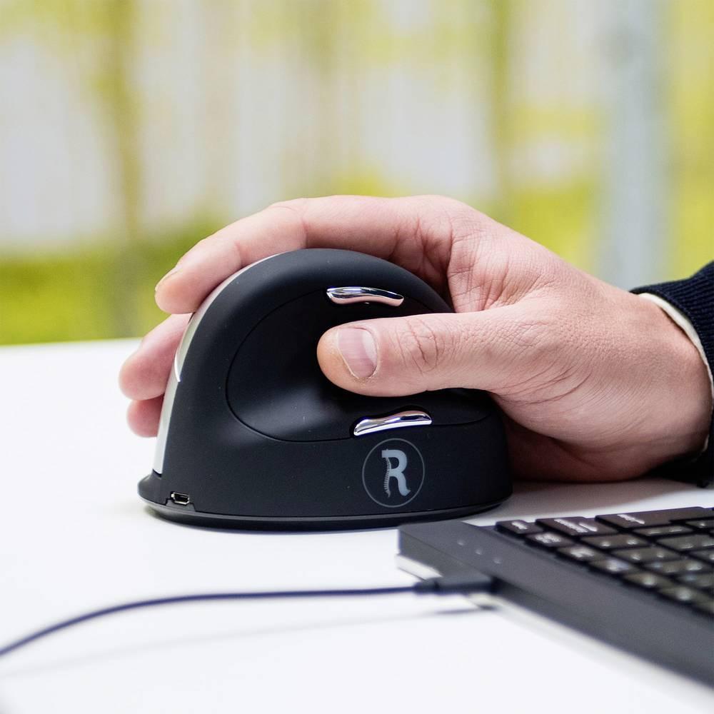 R-GO Tools HE Ergonomische Maus, Gross (Handlänge über 185mm), rechtshändig, drahtlos