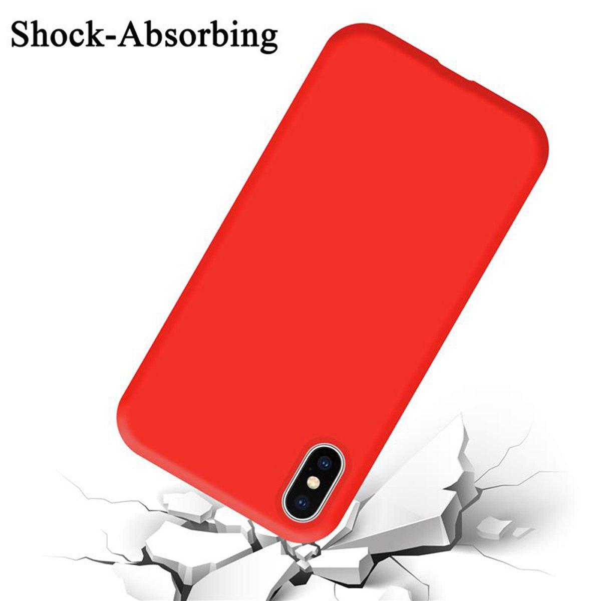Cadorabo Hülle für Apple iPhone X / XS TPU Silikon Liquid