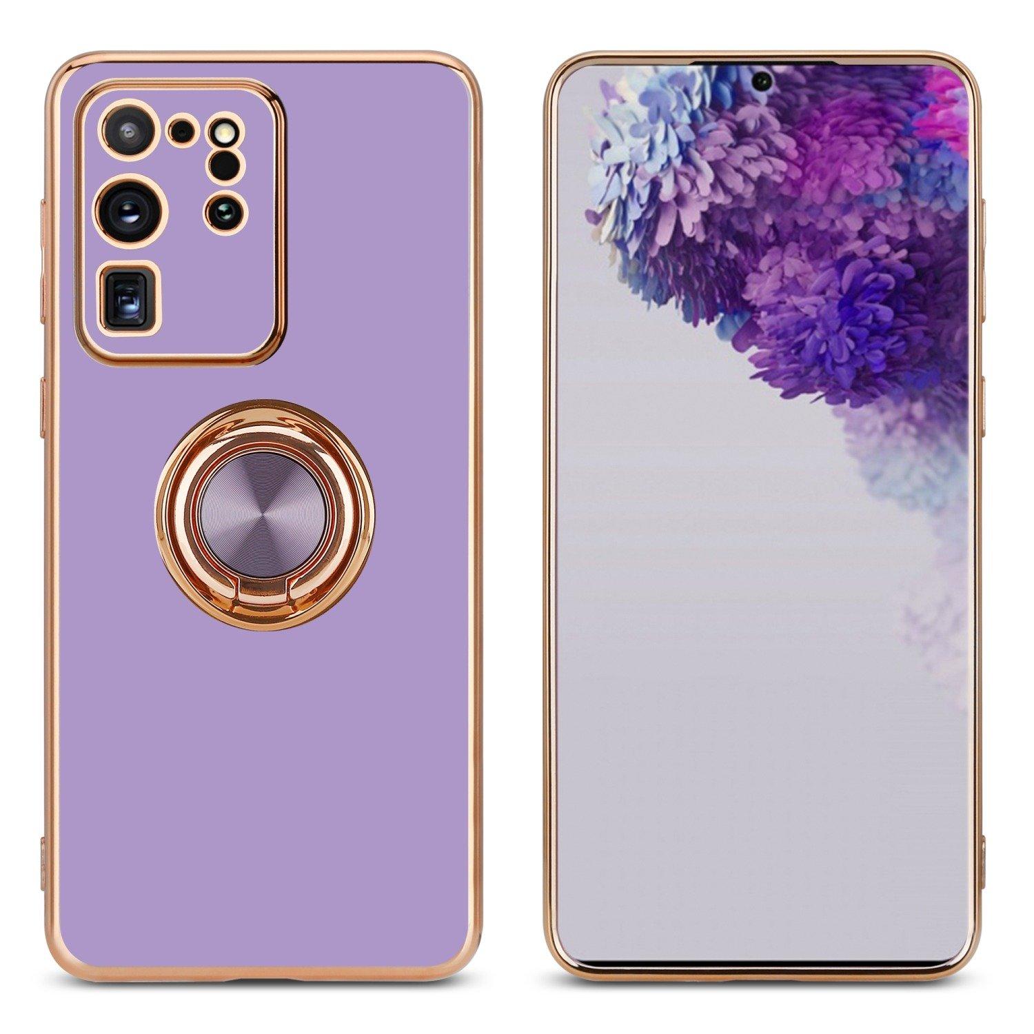 Cadorabo Hülle für Samsung Galaxy S20 ULTRA mit Ring - Schutzhülle