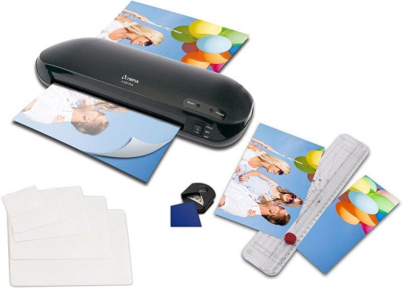 Olympia A4 4in1 (A 230 Plus) Laminating Set - black
