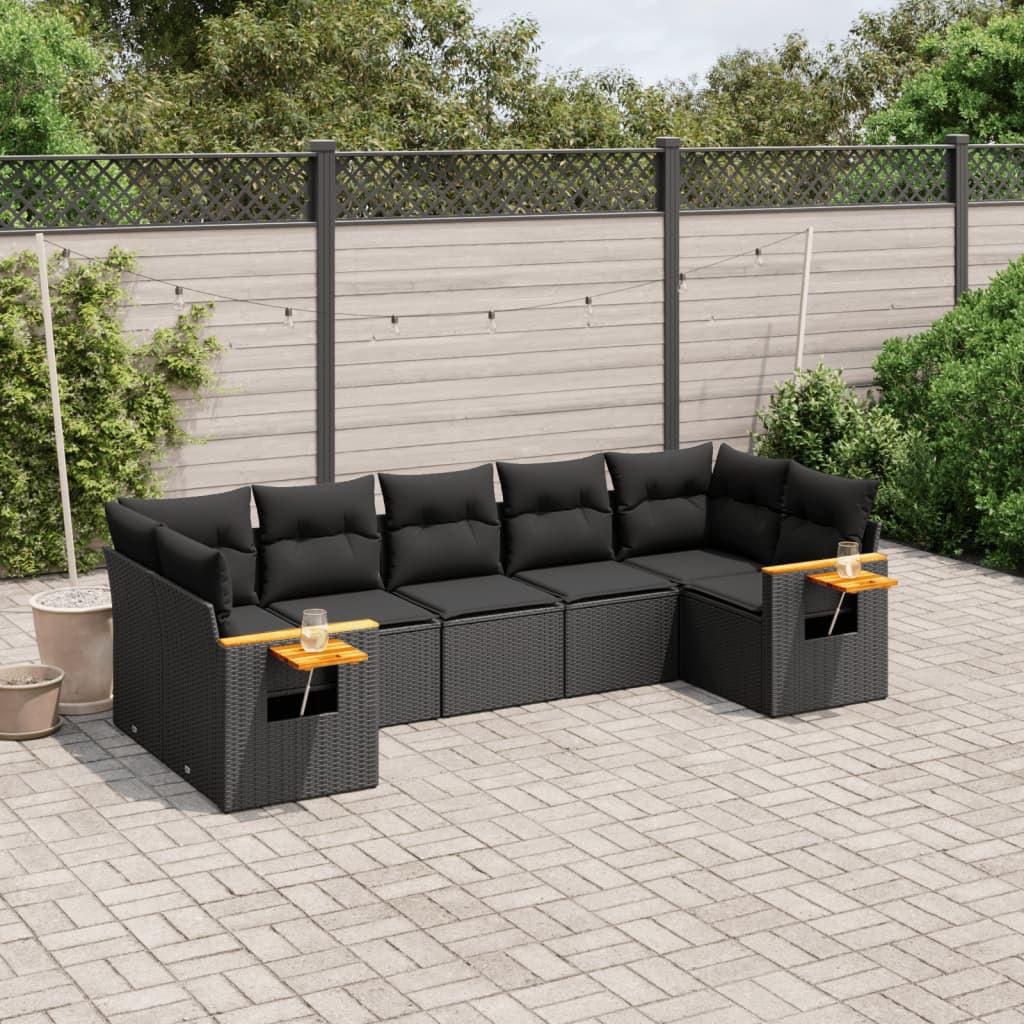 VidaXL Garten sofagarnitur poly-rattan