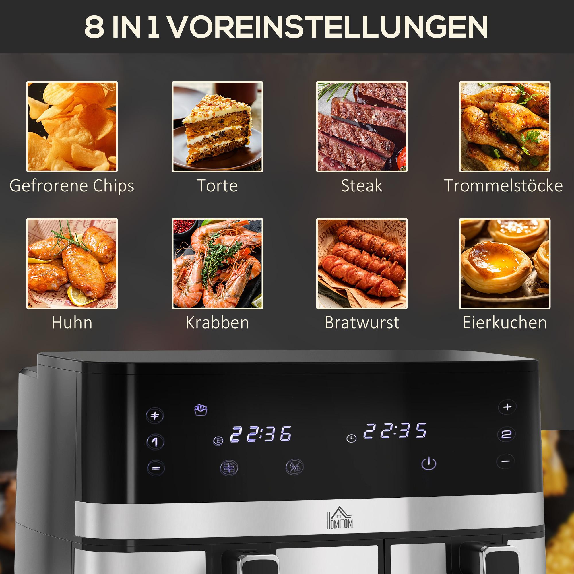 HOMCOM Heißluftfritteuse