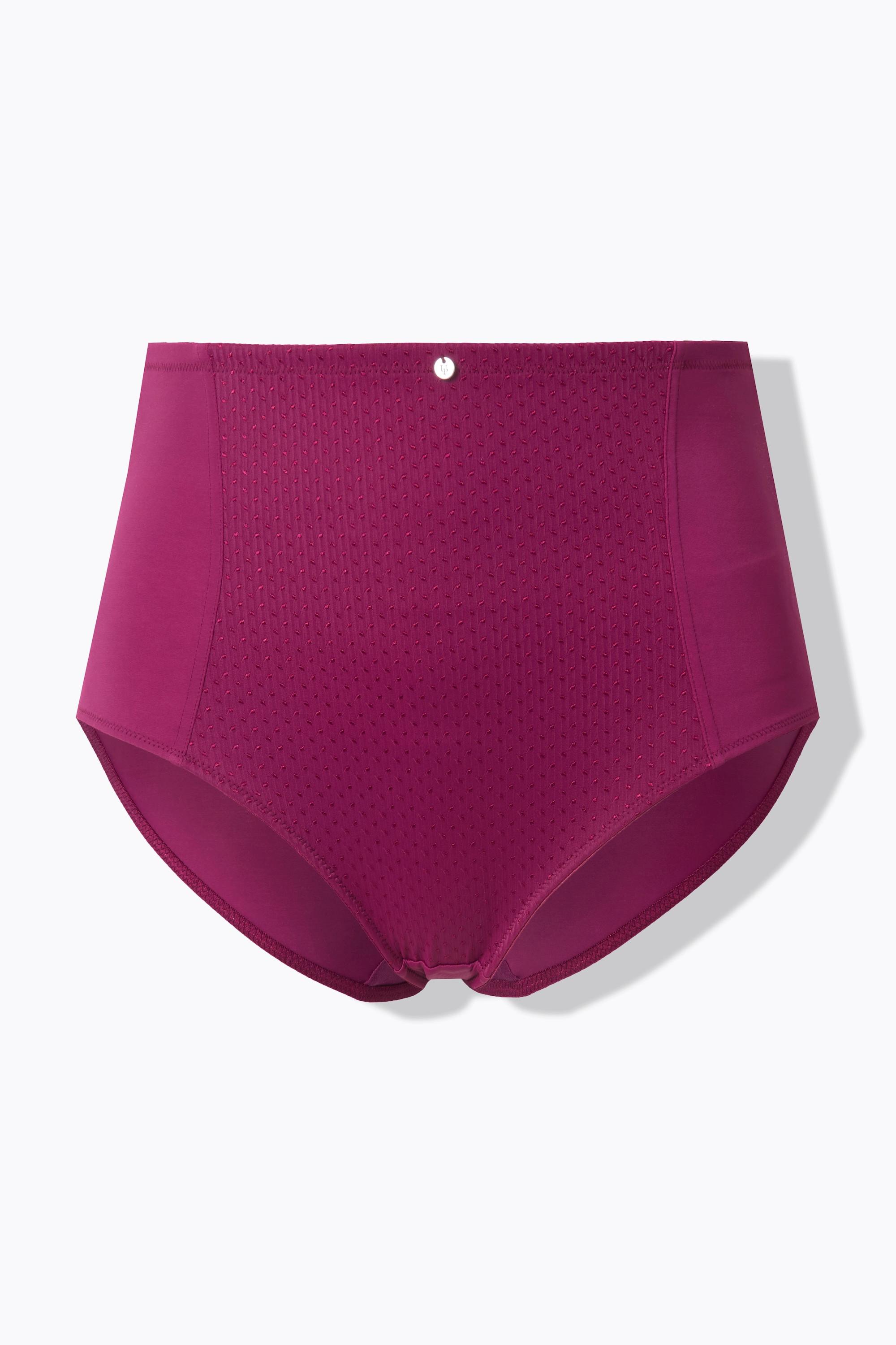 Ulla Popken Miederhose, High Waist, Jacquard-Einsatz