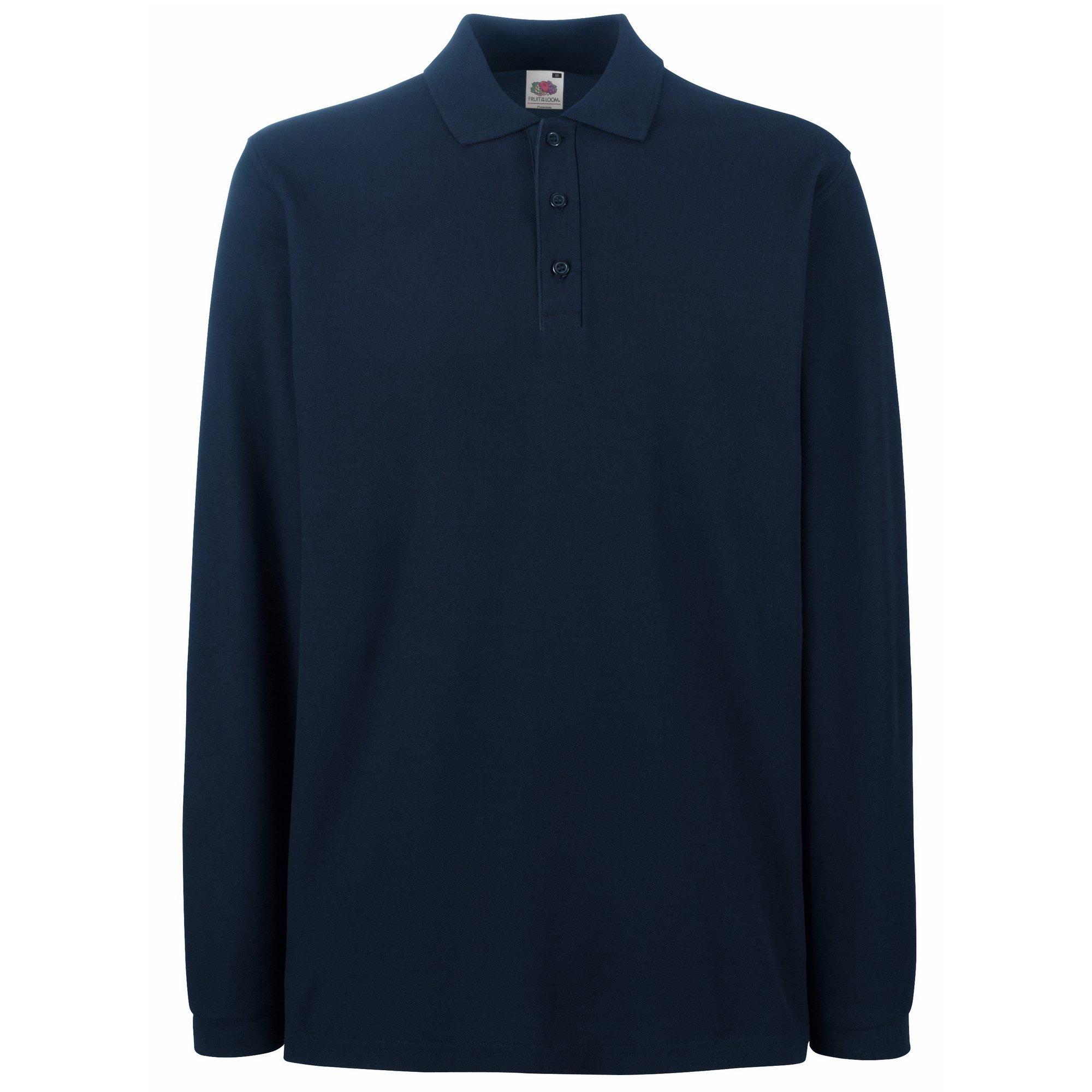 Fruit of the Loom Premium Langarm Polo Shirt