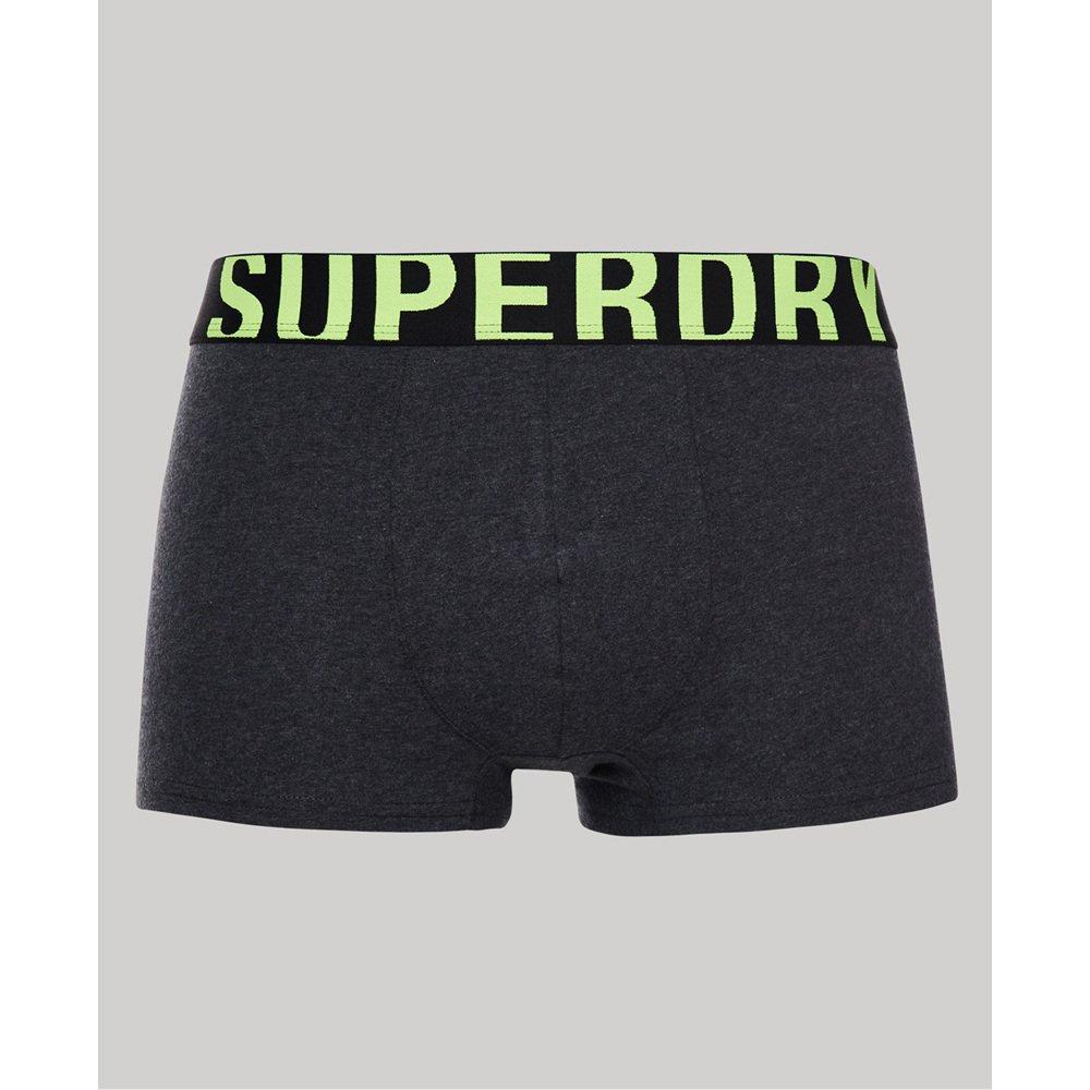 Superdry boxer n bio-baumwolle uperdry dual logo (x2)