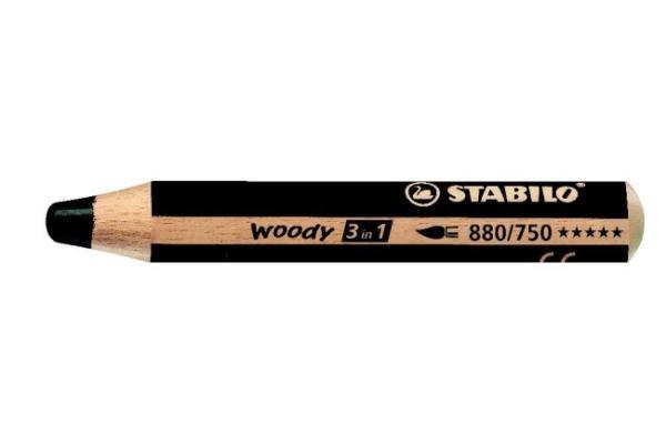 STABILO STABILO Farbstifte Woody 3 in 1 880/750 schwarz