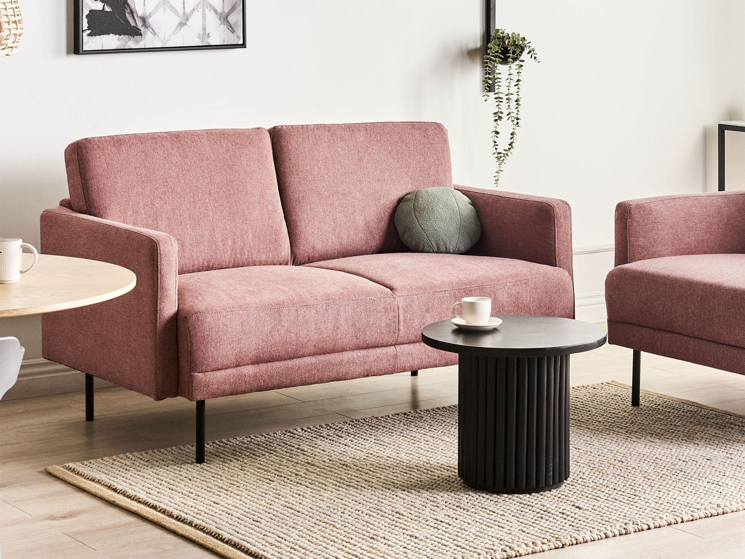 Beliani 2 Sitzer Sofa aus Polyester Minimalistisch BREDA