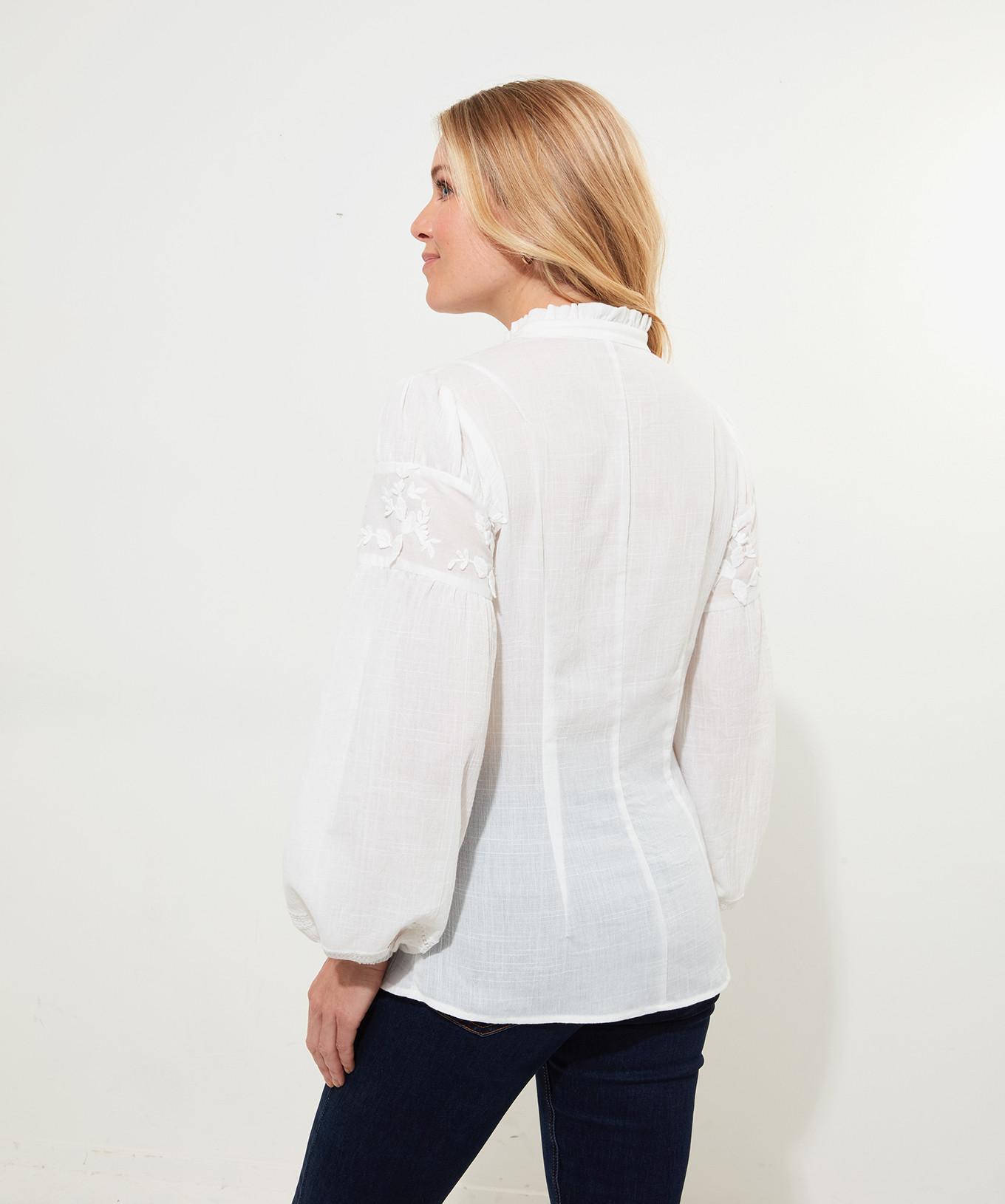 Joe Browns Bluse mit Broderie-Stickerei
