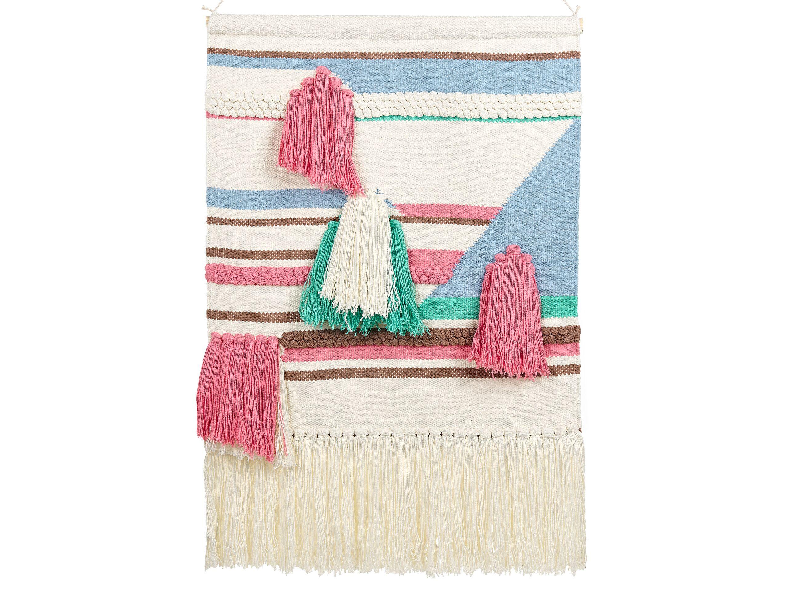 Beliani Wandbehang aus Baumwolle Boho MOOLA