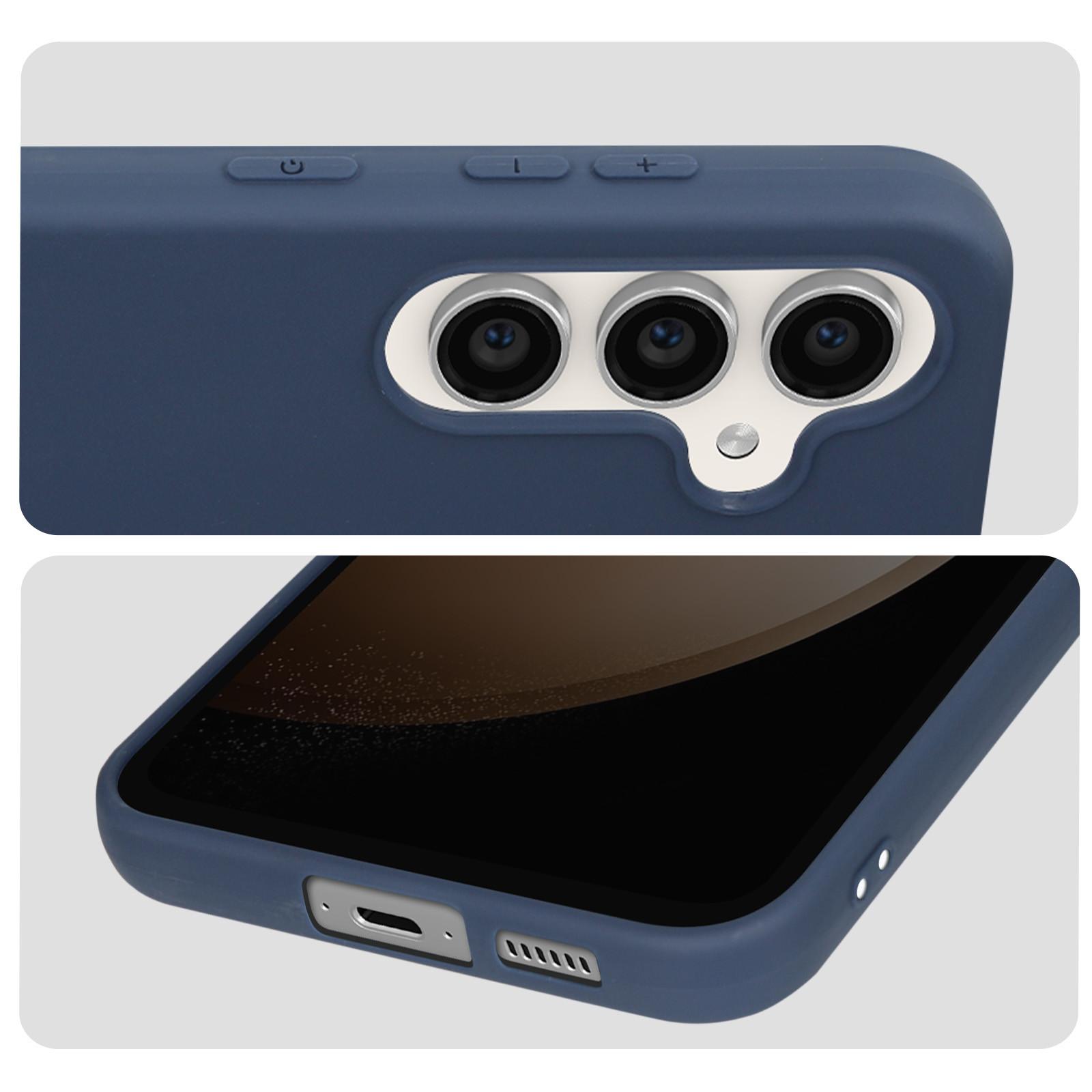 Avizar Weiche Hülle Samsung S23 FE Dunkelblau