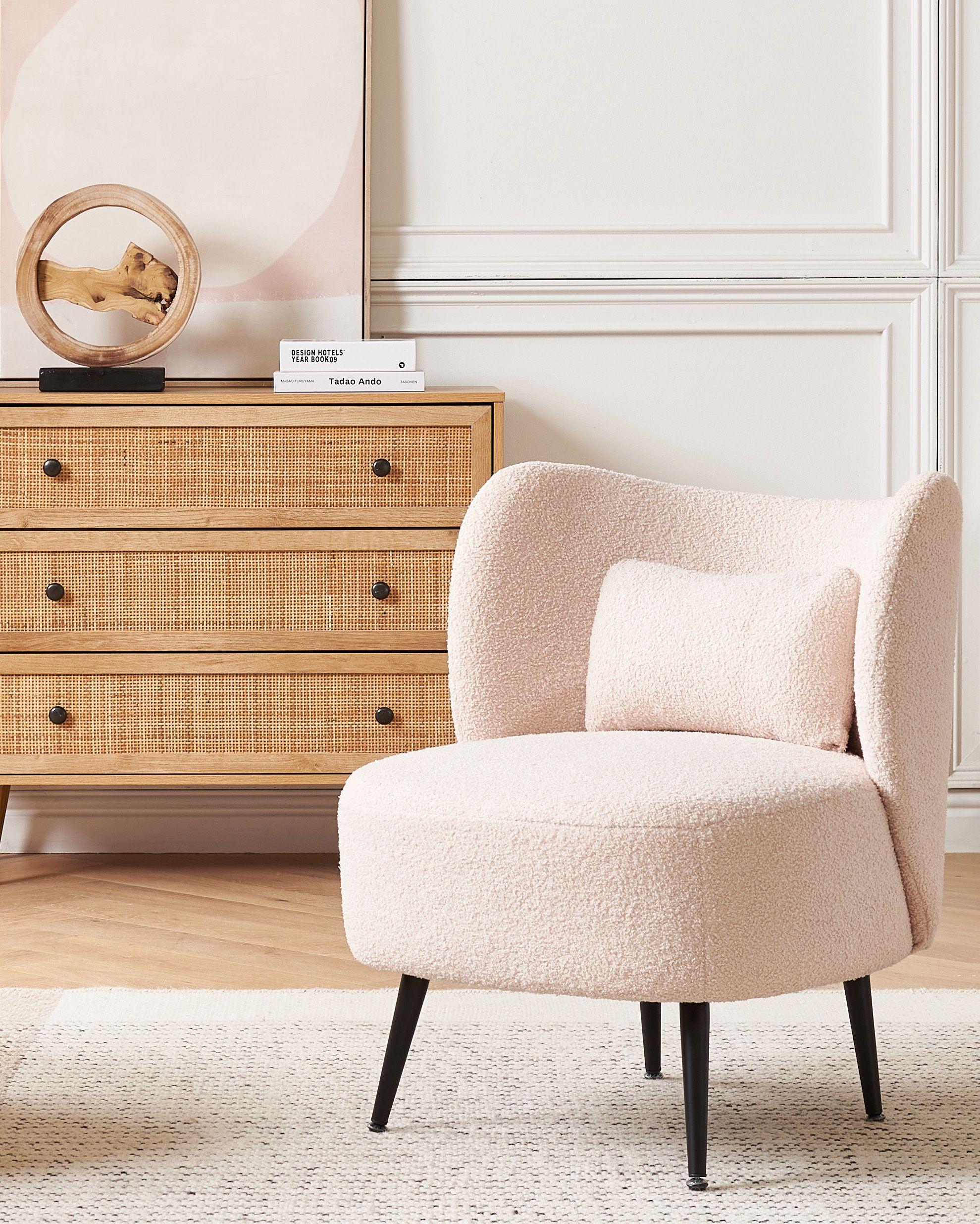 Beliani Sessel aus Bouclé Retro OTSBY