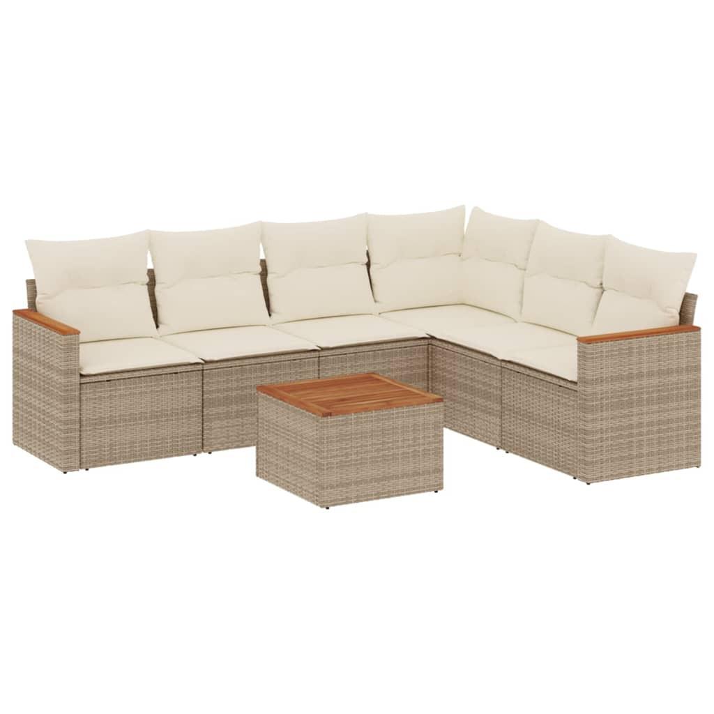 VidaXL Garten sofagarnitur poly-rattan