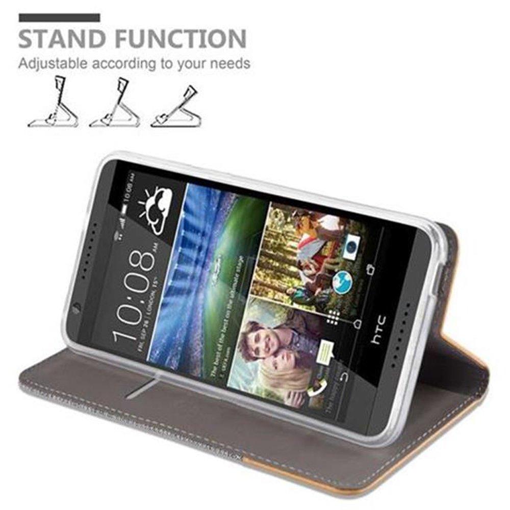 Cadorabo Hülle für HTC Desire 820 Magnetverschluss, Kartenfach