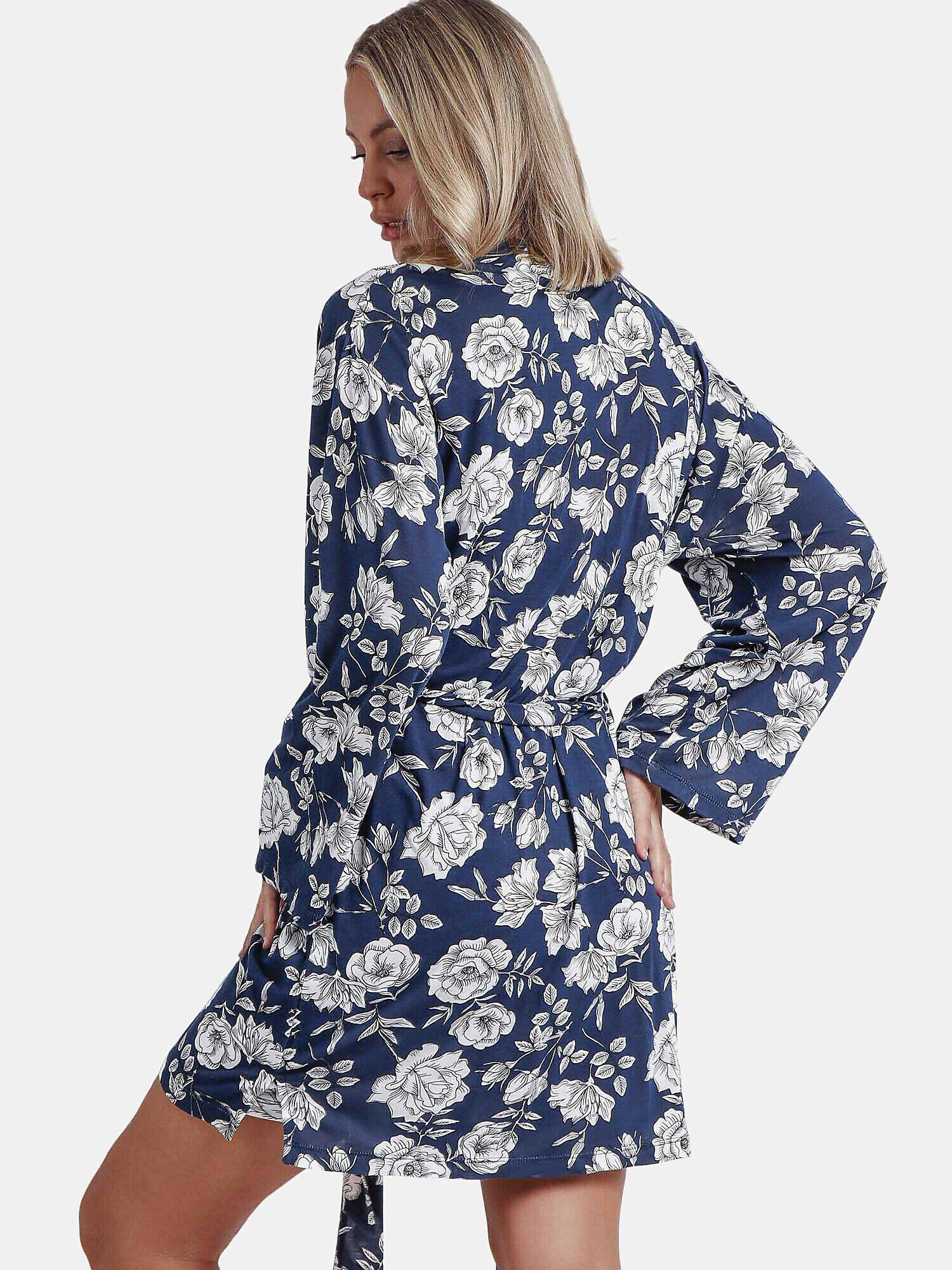 Admas Negligé Navy Flowers