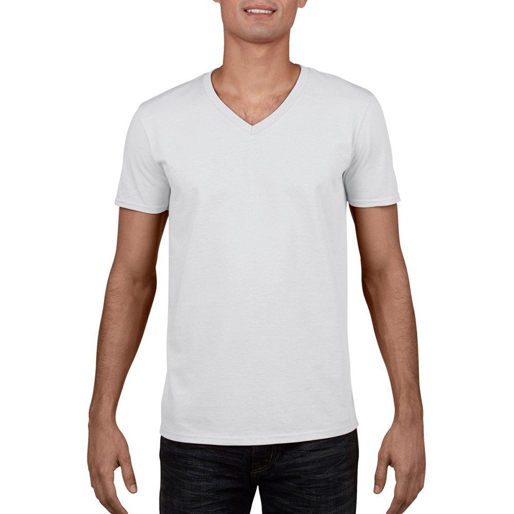 Gildan Soft Style V-Ausschnitt Kurzarm T-Shirt