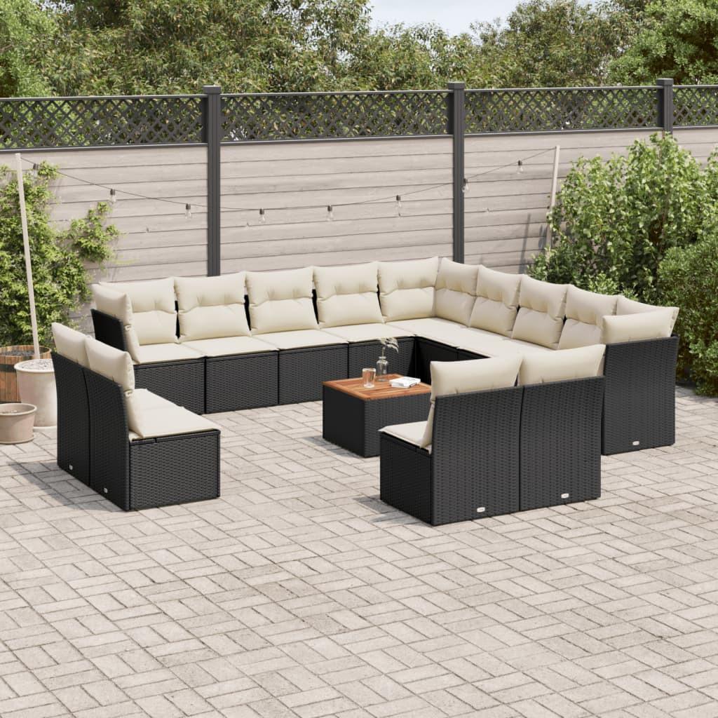 VidaXL Garten sofagarnitur poly-rattan