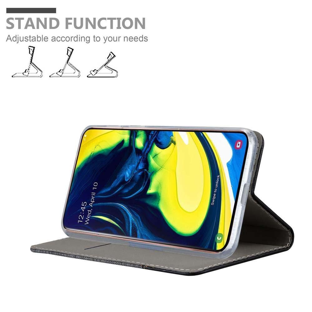 Cadorabo Hülle für Samsung Galaxy A80 / A90 4G Magnetverschluss, Kartenfach
