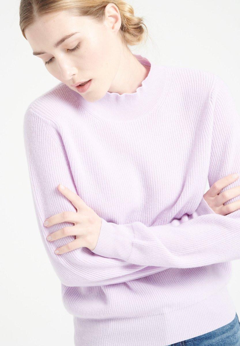 Studio Cashmere8 MIA 1 Pullover mit Stehkragen - 100% Kaschmir