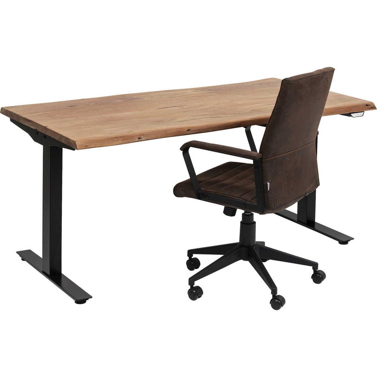 KARE Design Tisch Office Harmony höhenverstellbar Schwarz 160x80