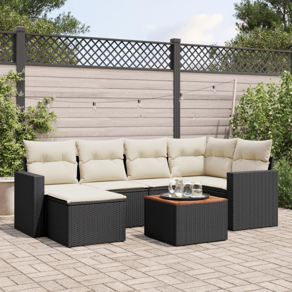 VidaXL Garten sofagarnitur poly-rattan