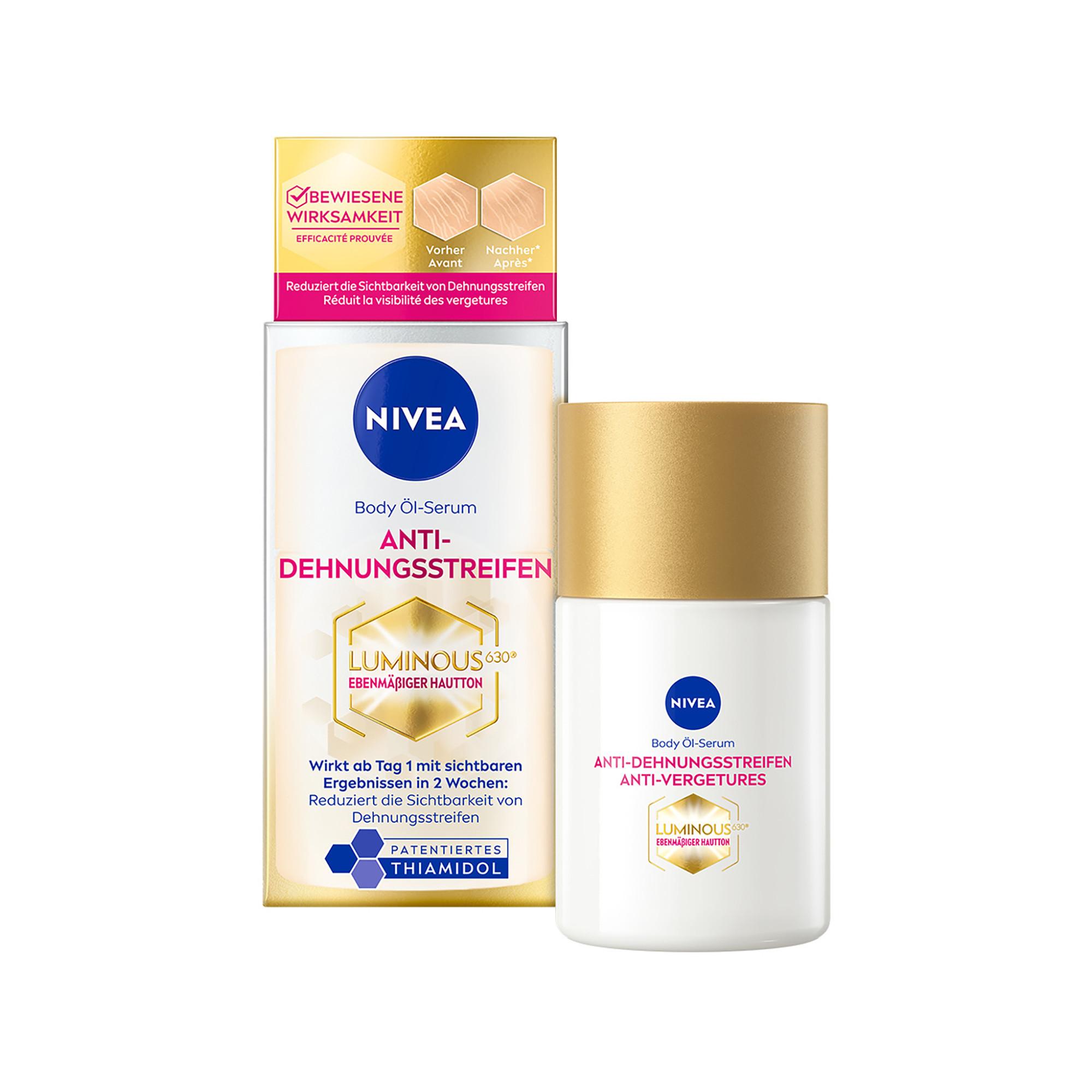 NIVEA Body Luminous Body Öl-Serum Anti-Dehnungsstreifen