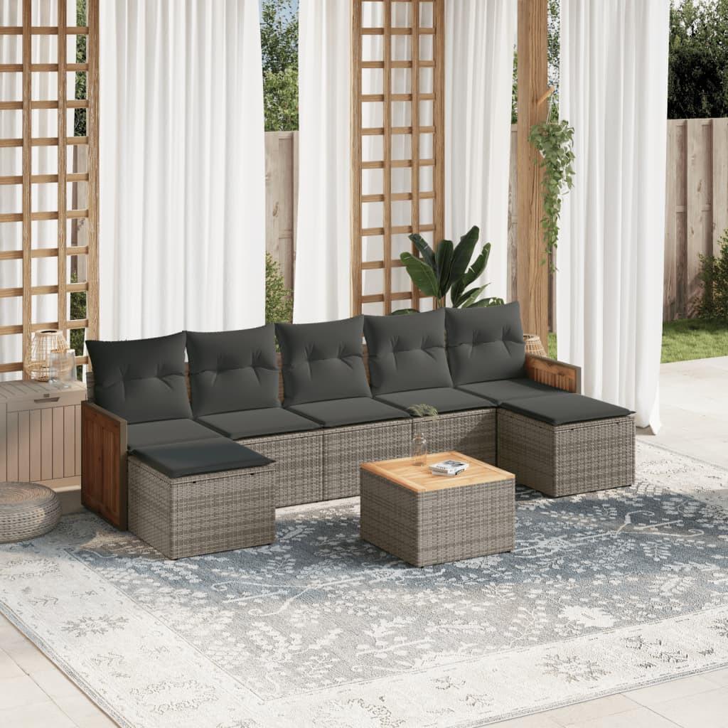 VidaXL Garten sofagarnitur poly-rattan