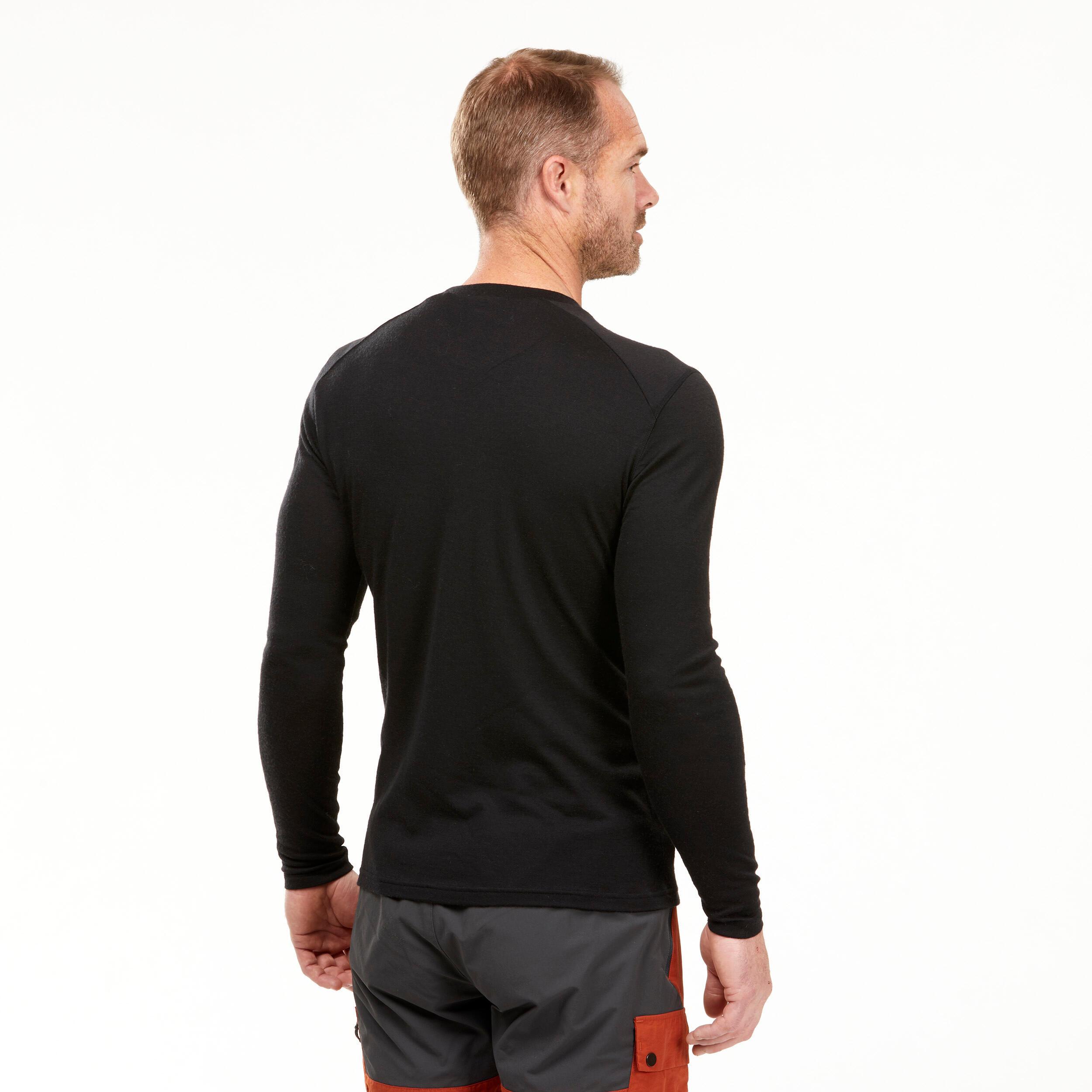 FORCLAZ Langarmshirt - TREK 500 MERINO PURE