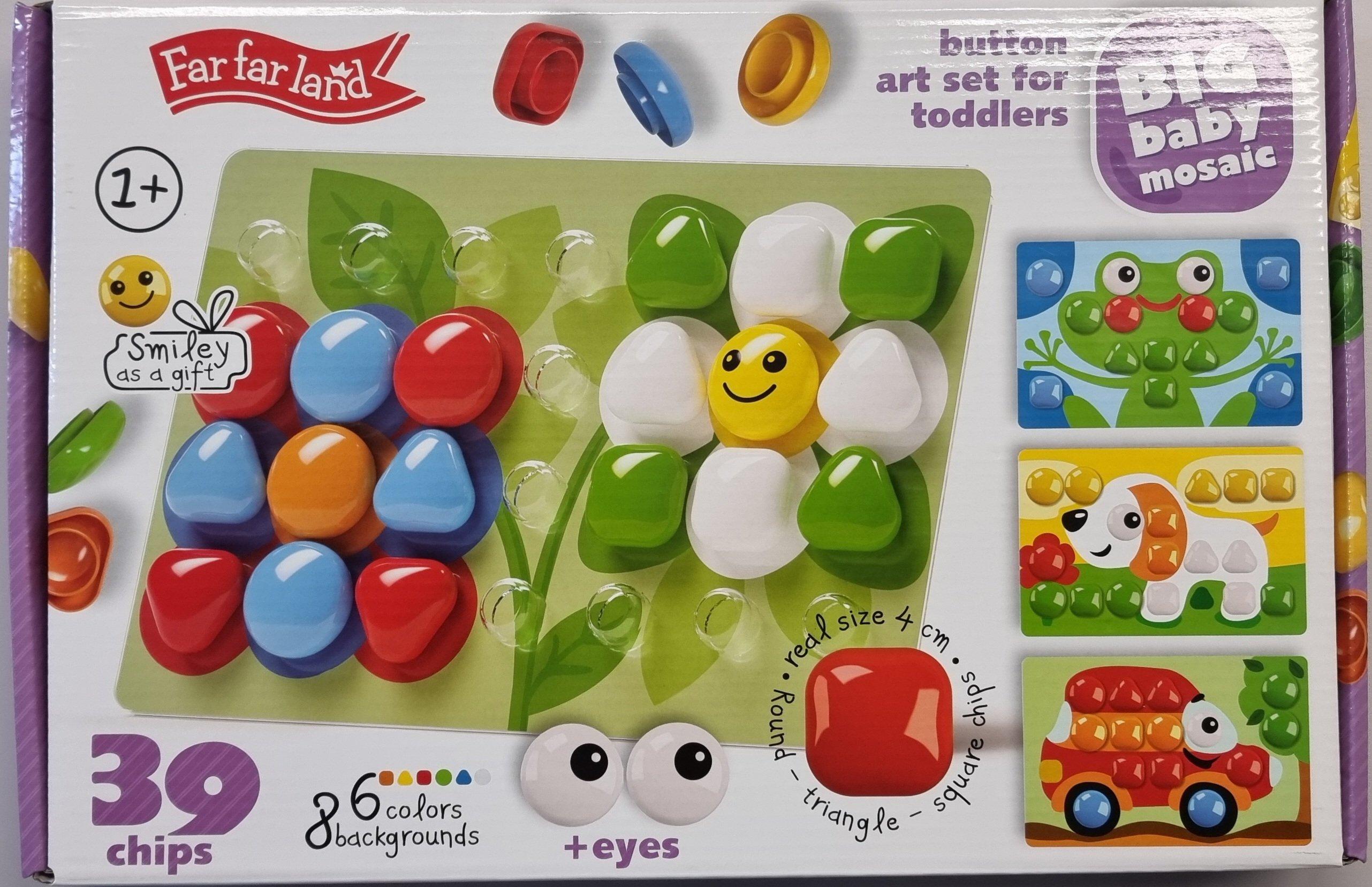 Montessori Big Baby MosaicMosaik - 39 pcsteilig - 6 colorsFarben Montessori® by Far far land