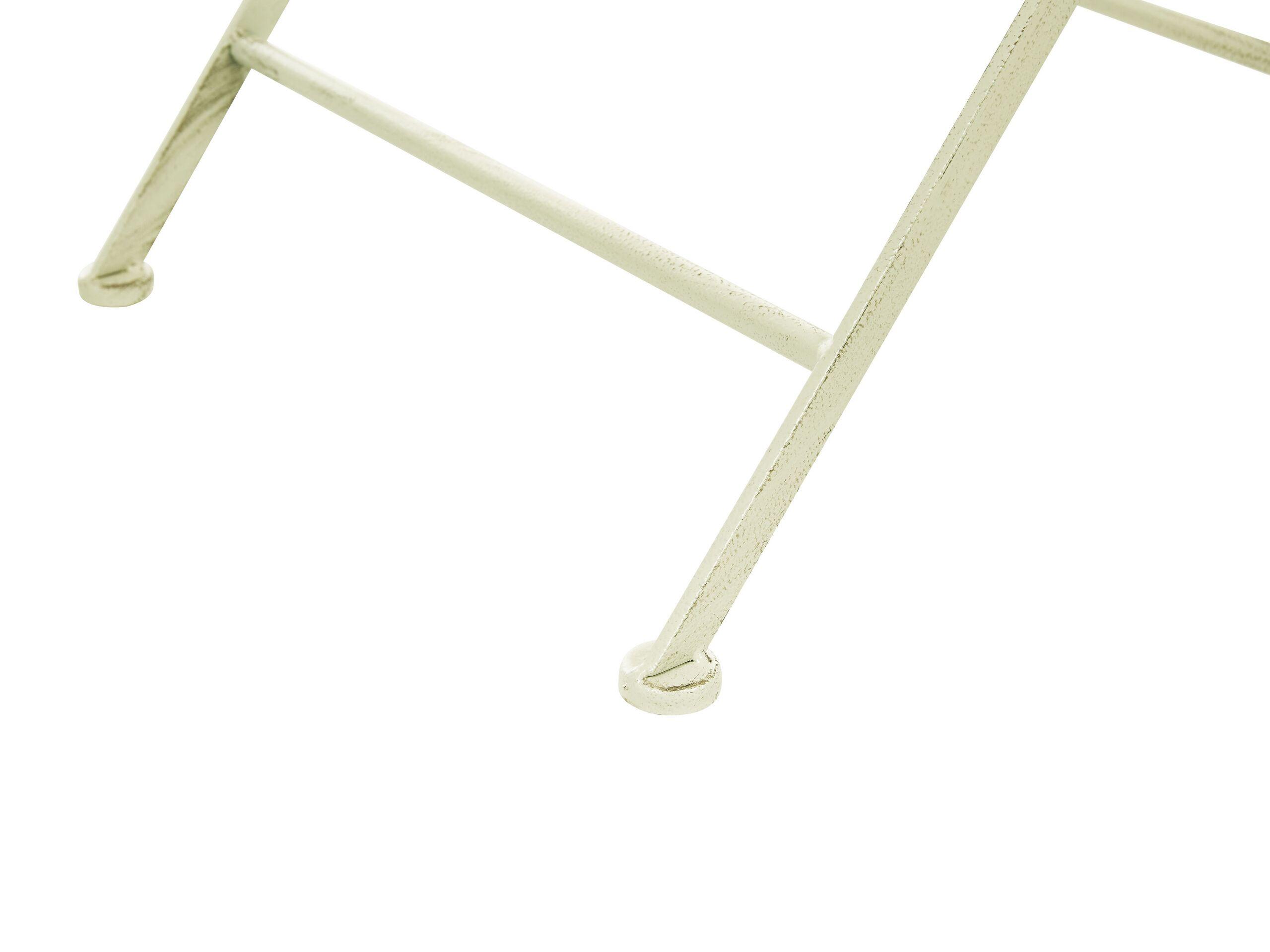 Beliani Outdoor Bistrotisch aus Eisen Retro BIVIO