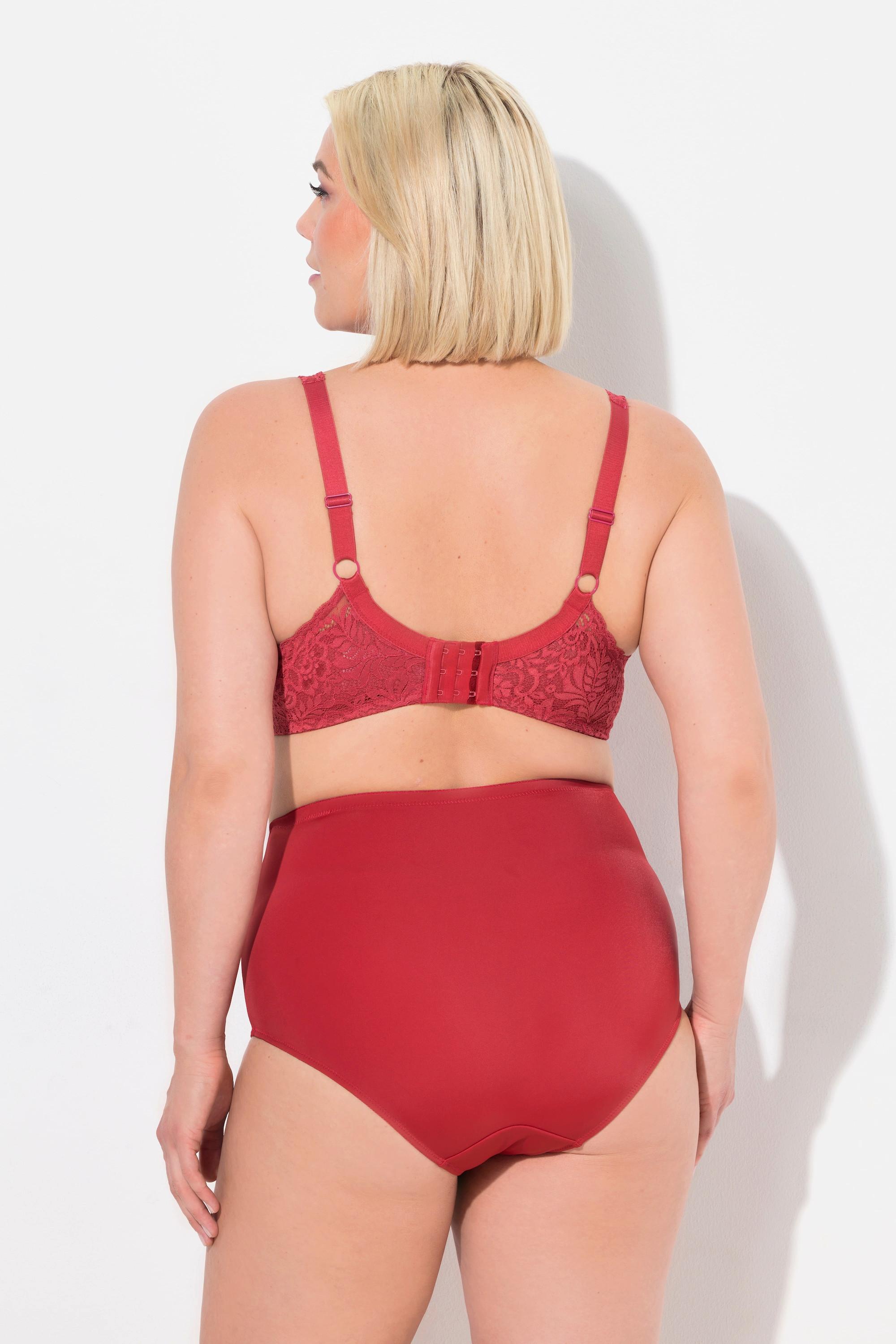 Ulla Popken Bügel-BH, Blütenspitze, Vollspitze, Cup C - E