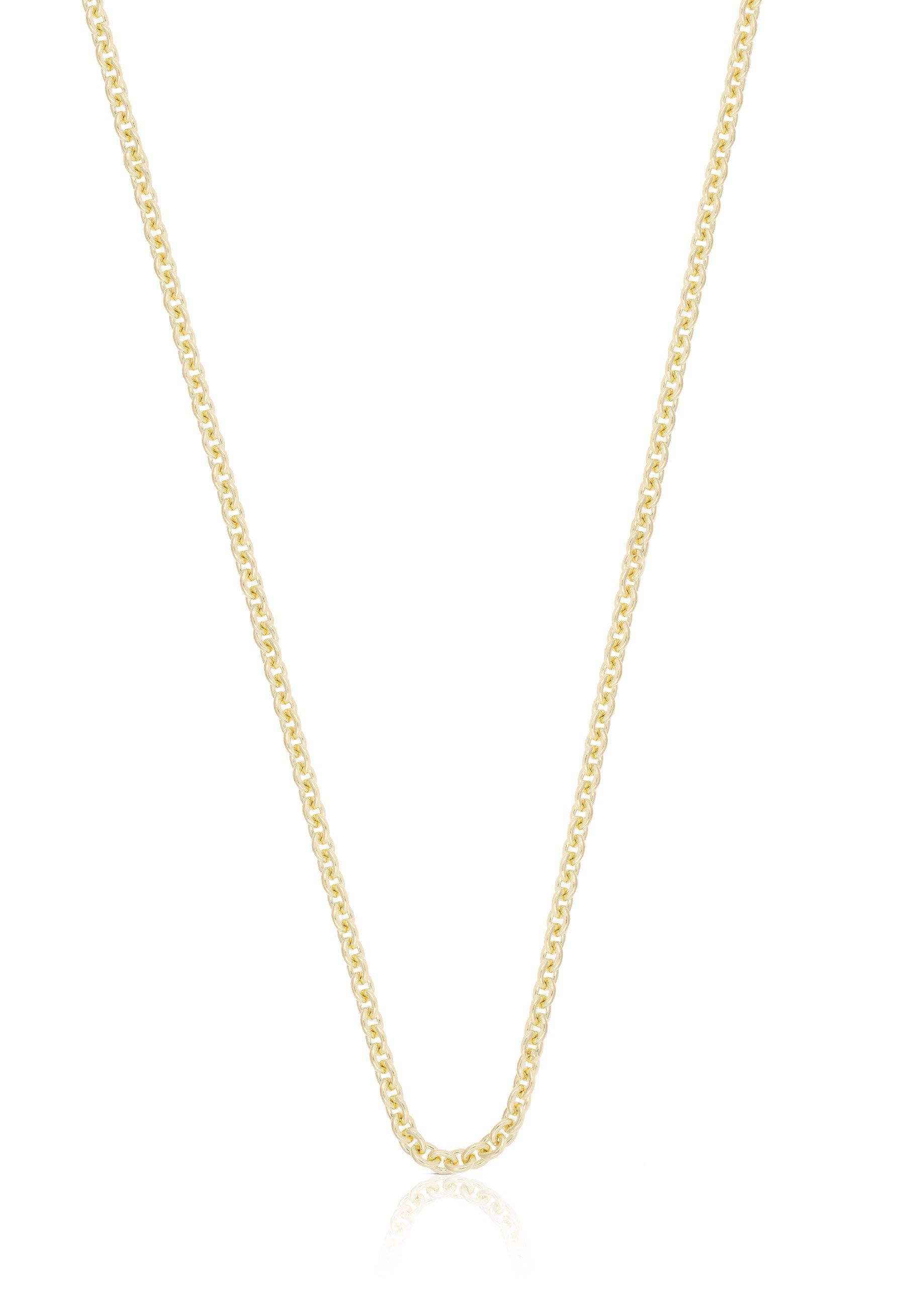 MUAU Schmuck Collier Rundanker Gelbgold 750, 2.3mm, 55cm