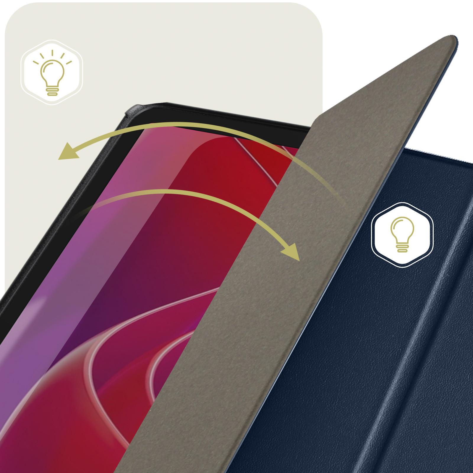 Avizar Trifold Etui Lenovo Tab M11 Dunkelblau