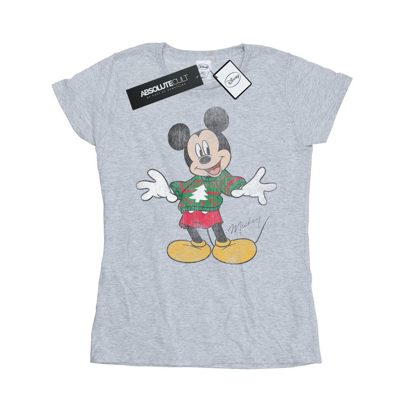 Disney Mickey Mouse Christmas Jumper T-Shirt