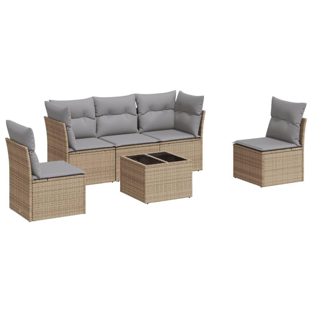 VidaXL Garten sofagarnitur poly-rattan