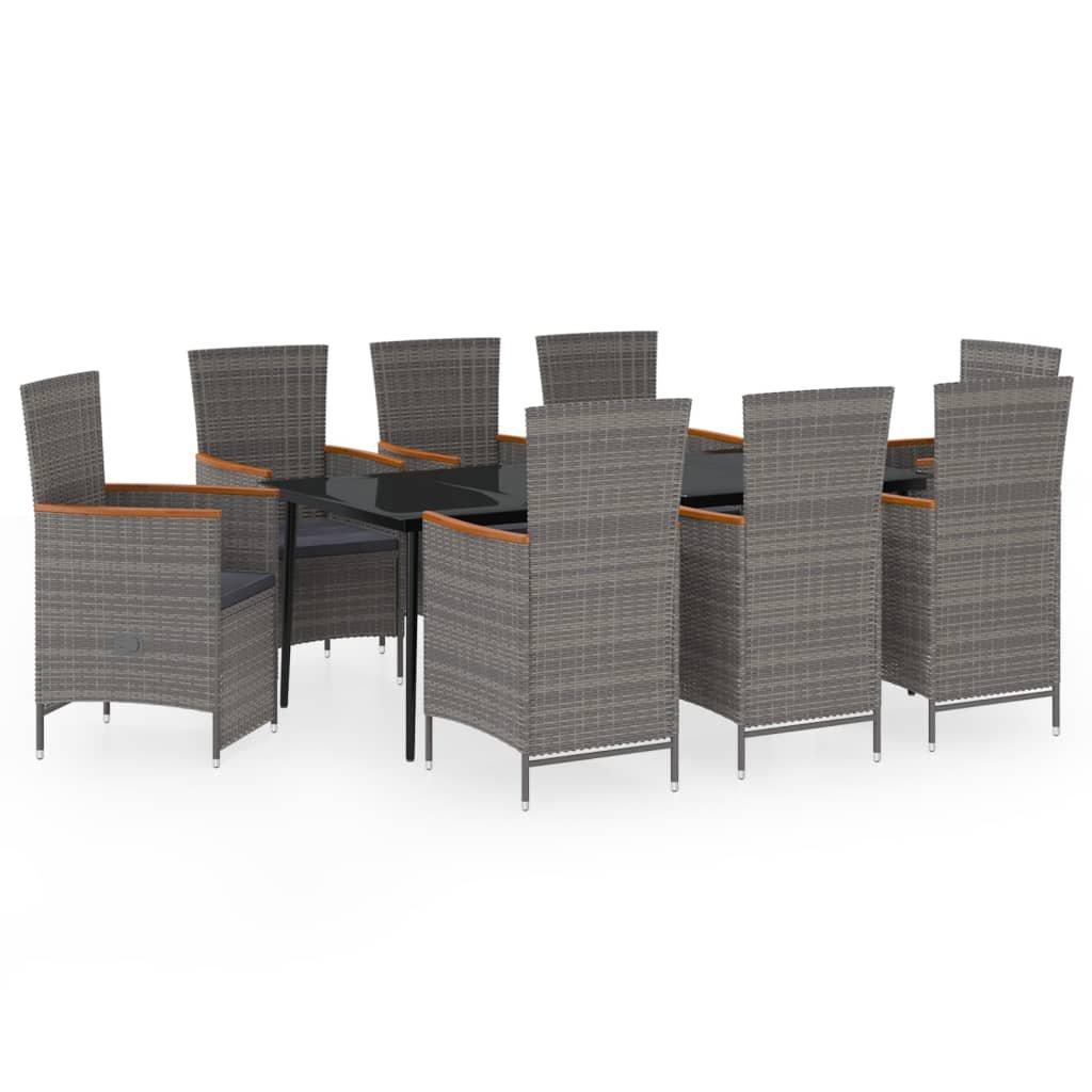 VidaXL Garten essgruppe poly-rattan