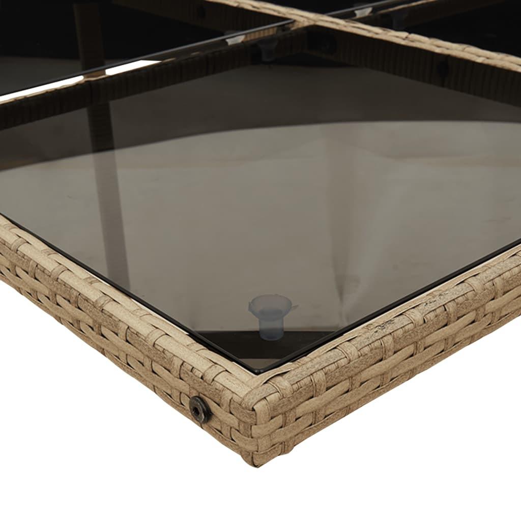 VidaXL Garten essgruppe poly-rattan