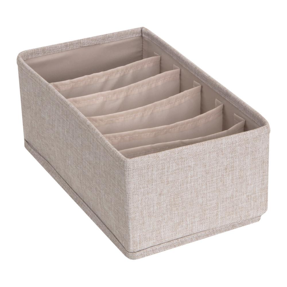 Bigso Box of Sweden SOFT Organizer Beige 6 Fächer schmal
