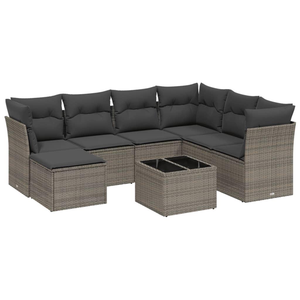 VidaXL Garten sofagarnitur poly-rattan