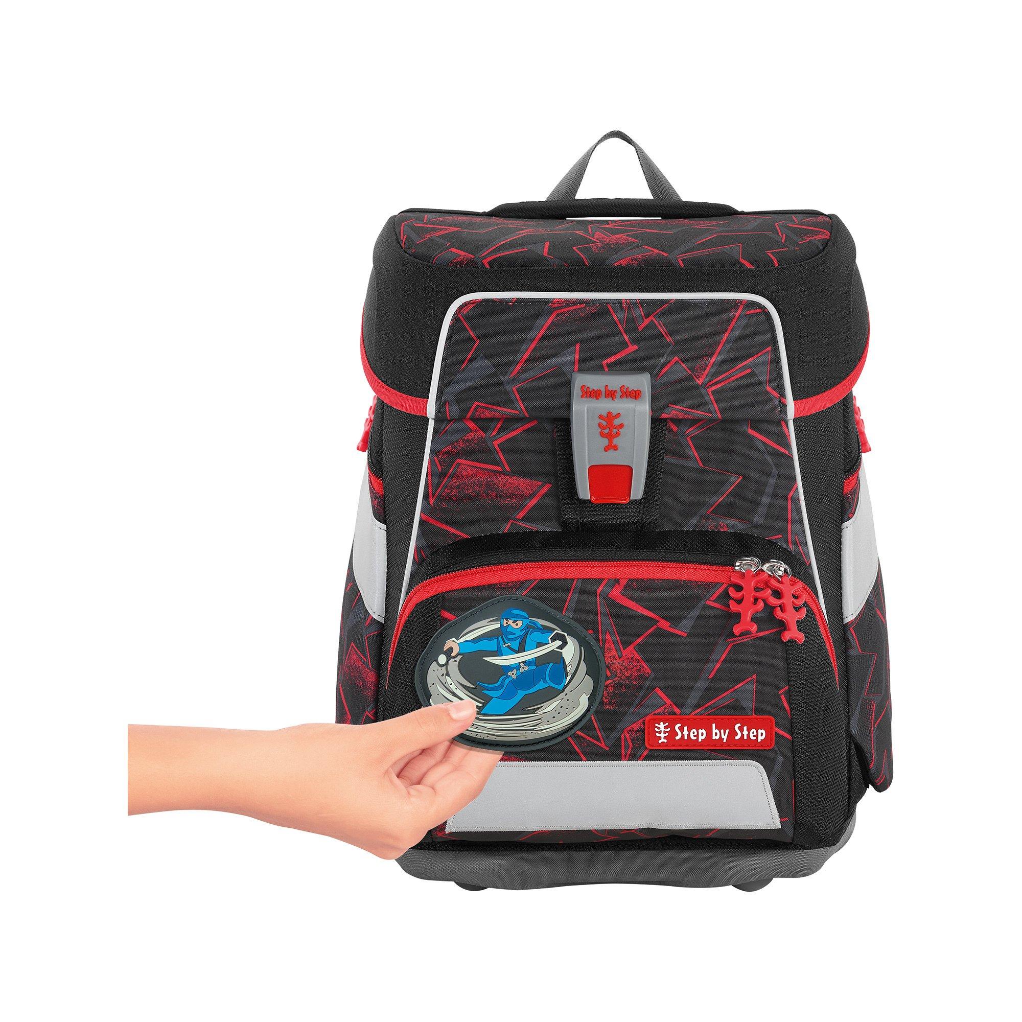 Step by Step Tornister Anhänger Set MAGIC MAGS FLASH, Ninja Quinn